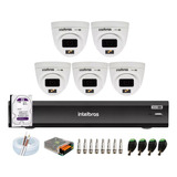 Kit Intelbras 5 Vhd 1220d Full Color Dvr Imhdx 3008 C/1 Tera