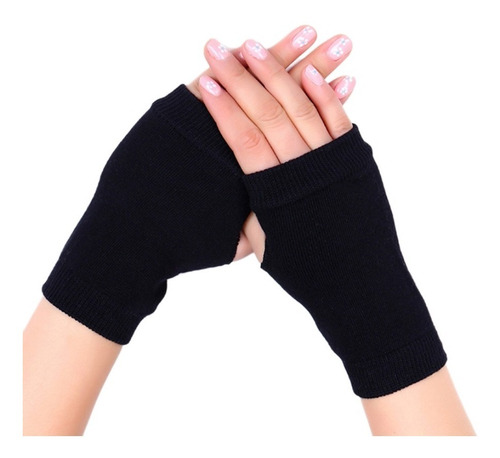 Guantes Cortos Sin Dedos De Punto Fashion Invierno Tejidos