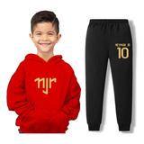 Conjunto Buzo Y Pantalón Para Niño Niña / Neymar / Futbol