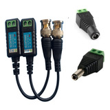 Balun Camaras Seguridad + Plug Macho + Plug Hembra (x100)