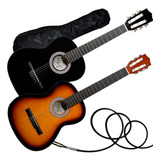 Guitarra Electrocriolla Acustica Funda Pua Garantia Colores