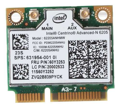 Wifi A/g/n Mini Pci-e Intel 6205 Lenovo 60y3253 T430 T420