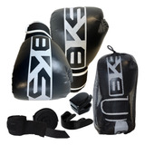 Luva De Boxe Muay Thai Kickboxing Bandagem Bucal Base Bks