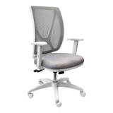 Silla Oficina Giratoria Diseño Alma Blanca Ergonomica Rossi