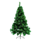 Árbol De Navidad Frondoso Con Piñitas 120cm Con Soporte