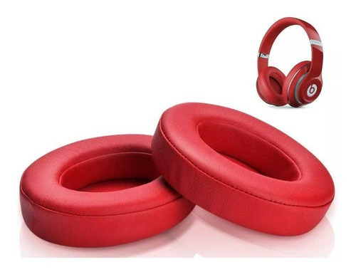 Espumas Almofada Compatível Beats Studio 2.0/3.0 Vermelho 3m