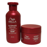Kit Wella Ultimate Repair Shampoo 250ml + Máscara 150g