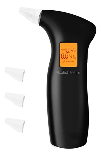 Alcoholimetro Digital Tester Medidor Alcohol + 4 Boquillas