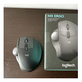 Mouse Trackball Inalámbric Recargable Logitech Mx Ergo Negro