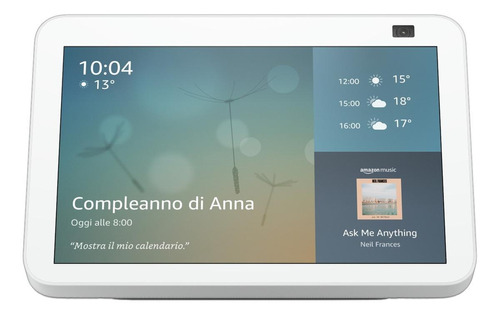 Amazon Echo Show Echo Show 8 2nd Gen Con Asistente Virtual Alexa, Pantalla Integrada De 8  Glacier White 110v/240v