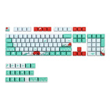 123 Teclas Clave Clave Sublimación Pbt Coral Sea Keycap Para