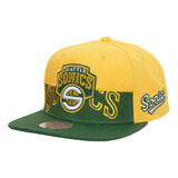 Gorra Mitchell And Ness Half N Half Nba Seattle Supersonics