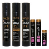 Naelly Premium P1+p2+shamp 1000ml Cd+ Kit Manut. Pearl Hair