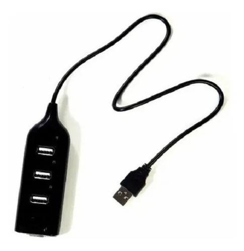 Régua Com 4 Entradas Hub Para Computador 2.0 Portas Cabo Usb