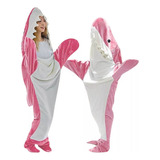 Tiburón Con Capucha M Pink Para Adultos Y Niños