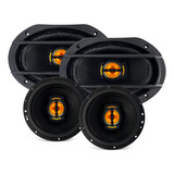 Kit Fácil Auto Falantes 6pol +6x9 Jb669 Flex Le Son 220w Som