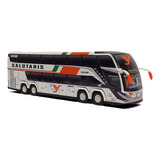 Miniatura Ônibus Salutaris G8 4 Eixos 2 Andares 30cm