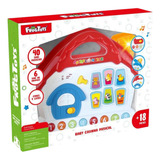 Brinquedo Infantil Baby Casinha Musical C/som E Luz Frogtoys