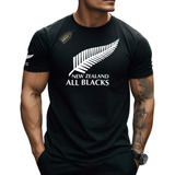 Polera-all Blacks Rugby Frente Espalda #1