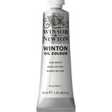 Pintura Oleo Winsor & Newton Winton 37ml Colores A Escoger Color Zinc White - Blanco De Zinc