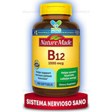 Nature Made Vitamina B12 1000 Mcg 400 Softgels Sabor Sin Sabor