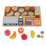Set Registradora Alimentos Juguetes Montessori Didácticos