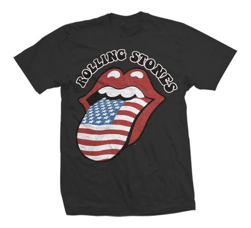 Playera Camiseta Unisex Banda The Rolling Stones Lengua  
