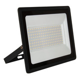 Reflector Exterior 150w Luz Led Fria Alta Potencia 6000k Carcasa Negro