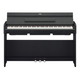 Piano Digital Con Mueble Yamaha Arius Slim Ydps35 Negro