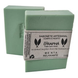 Kit 3 Sabonetes Menta-relaxante Hidratante Artesanal-110g