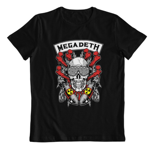 Camiseta Megadeth Rock Metal