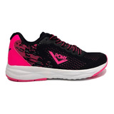 Pony Zapatillas Running Mujer Flame Ox Negro-rosa Ras