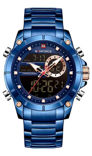 Reloj Naviforce Deportivo Acero Inoxidable Reloj Hombre