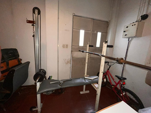 Multi Gimnasio  Con  Barra Y 2 Discos De 10 Kilos Regalo!!