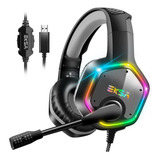 Audífonos Gamer Profesional Eksa E1000 Usb Ps4, Pc, Mac