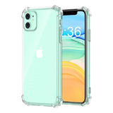 Funda Transparente Reforzada + Vidrio Full Para iPhone 11