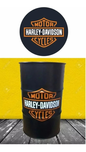 Adesivo Decorativo Harley Tambor Barril 200l + Tampa
