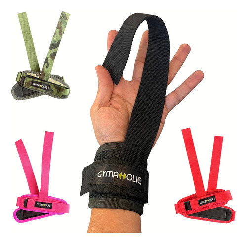 Straps Con Muñequera Pro, Fitness, Gym, Pesas