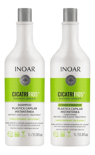 Kit Inoar Cicatrifios Shampoo + Condicionador Litro