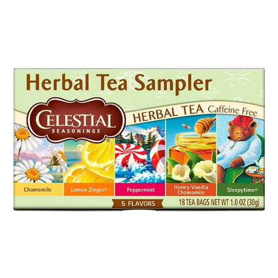 Surtido De Té Herbal Celestial Seasonings Herbal Tea Sampler 31g