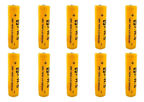 Kit 10x Bateria 18650 4,2v 8800mah Jws Até11h Imperdível