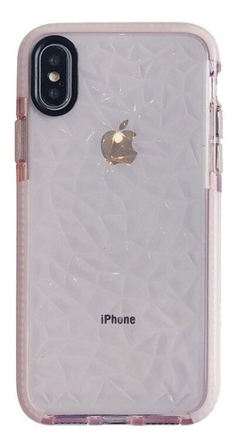 Mica + Funda Acabado Diamante 3d Mujer Para iPhone