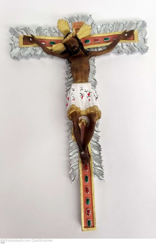 Señor De Los Milagros De Pared 32 X 29 Cm Cristo Buga Figart