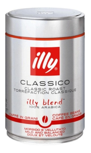 Cafe Illy En Granos Clásico 100% Arabica Made In Italy