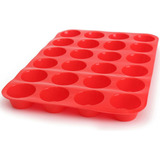 Sabonete De Silicone De 24 Cavidades Cupcake Bakeware Pan Tr