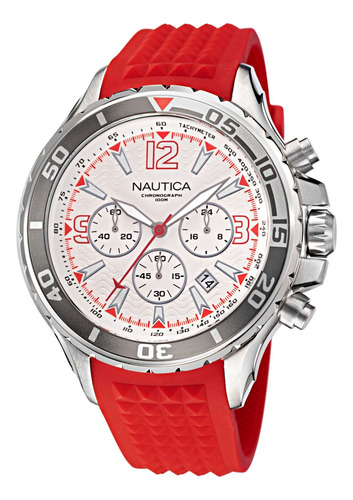 Reloj Para Hombre Nautica Napnss215 Napnss215 Rojo