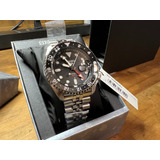 Reloj Seiko 5 Sports Style Gmt Negro 42,5mm Ssk001k1