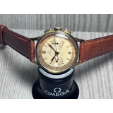 Omega Chrono Tachymeter Cal 27ch 32mm 18k 1944 Super Raro