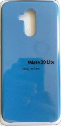 Estuche Carcasa Silicona Para Huawei Mate 20 Lite Y Vidrio9d