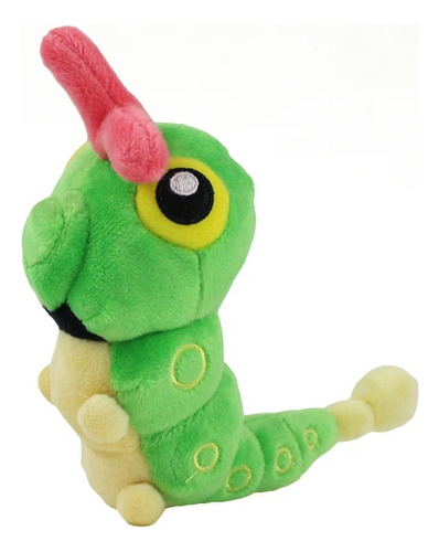 Caterpie Pelúcia Pokémon Original 17cm Articulado